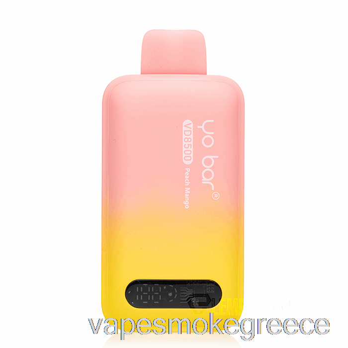 Vape Greece Yo Bar Vd8500 μάνγκο μιας χρήσης ροδάκινο